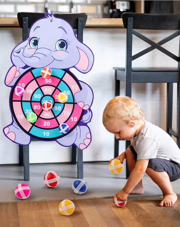 Child Montessori Toys For Kids 2 To 4 Years Old Cartoon Animal Dart