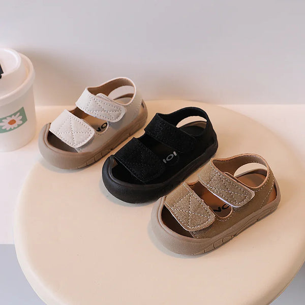 Fashion Girls Shoes Soft Soled Kids Sandals Simple Baby Shoe Anti