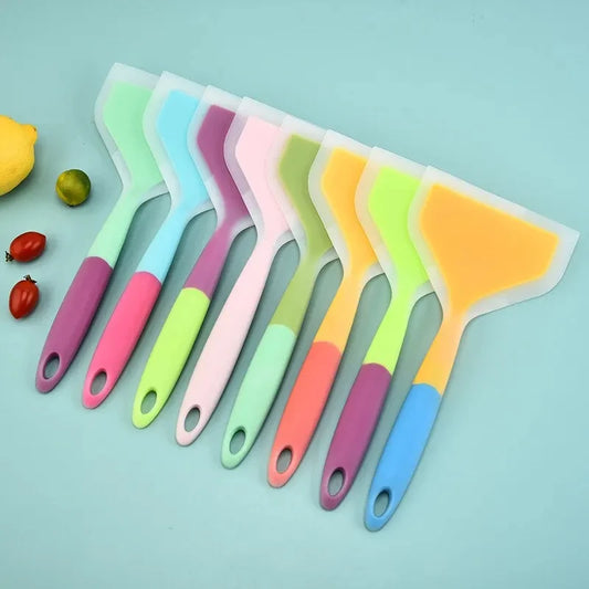 Dual-Color Silicone Spatula | Non-Stick & Heat-Resistant Kitchen Tool