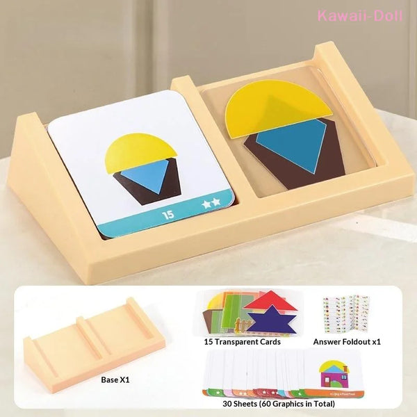 Do 1 Set Geometric Shape Spatial Imagination Intellectual Thinking