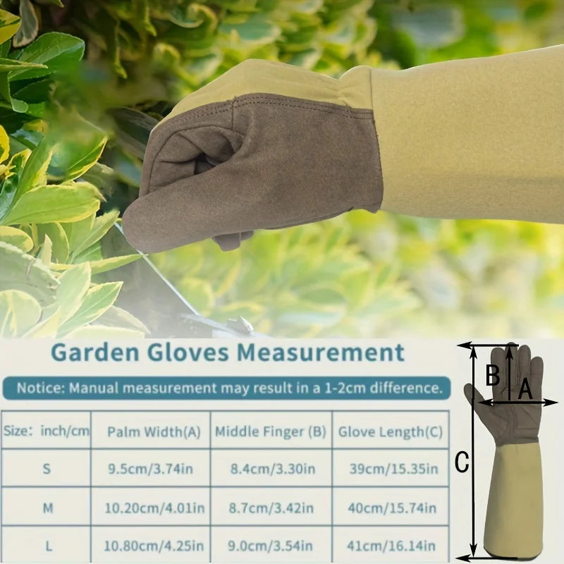 SALTONLINE STORE Thorn Proof Long Gloves | Rose Pruning & Digging