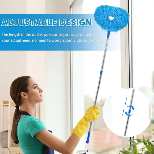 High Ceiling Fan Duster - Extendable Cleaning Tool for Fans & Cobwebs