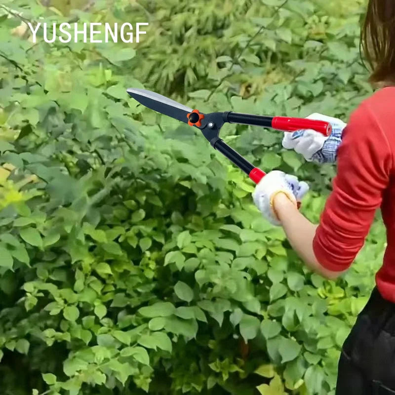 Red Portable Bypass Pruning Shears