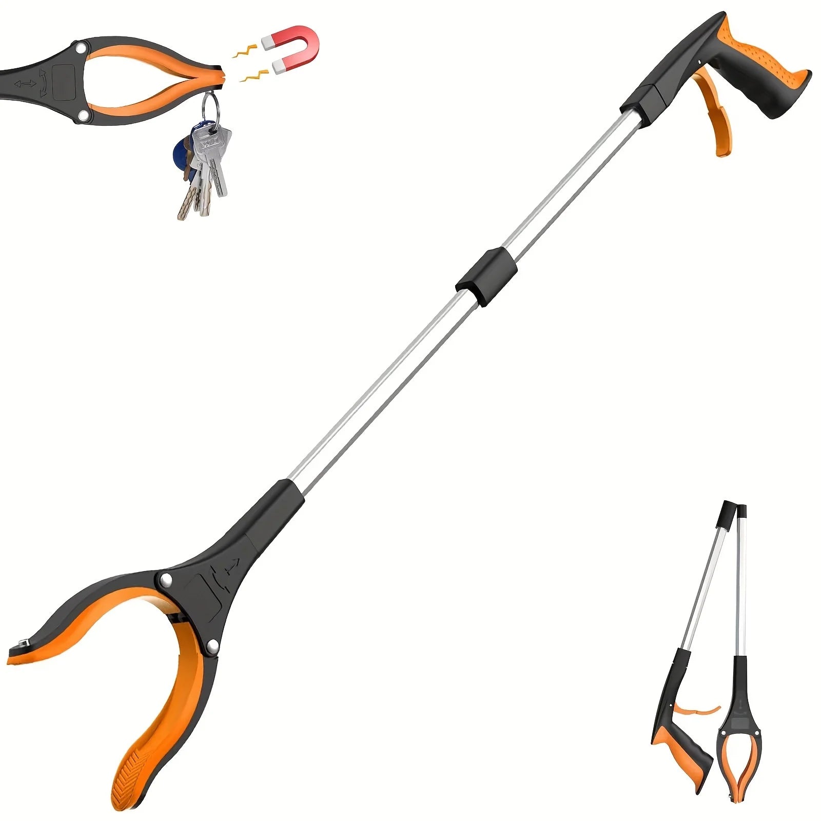 Garbage Picker Gripper With 360 ° Rotating 32" Lightweight Gripper for the Elderly