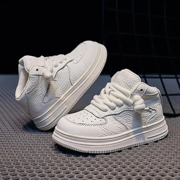 Kids Basketball Shoes Mid Top Soft Bottom Students Sports Shoes