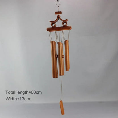 Handmade Tubes Bamboo Bell Natural Wind Chimes Indoors Pendant Balcony Home Hotel Decor Outdoor Yard Garden Windchime Crafts
