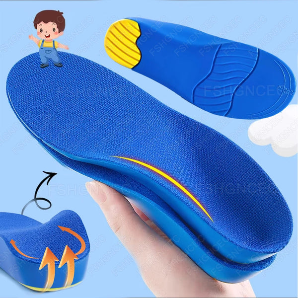 Kids Insoles For Shoes Flat Feet High Arch Support Orthotic Insoles