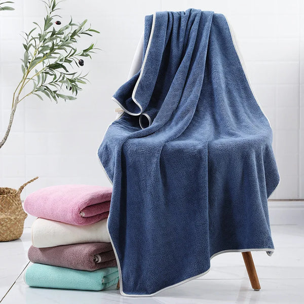 70x140cm Bath Towel Rectangle Bathing Towel Soft Home Decor Large