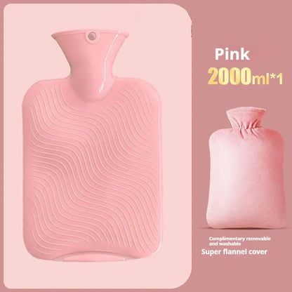 Rabbit-like Plush Hot Water Bottle | PVC Hand Warmer