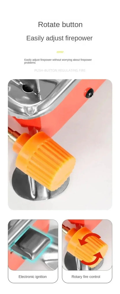 Portable Mini Square Stove – Ultra-Light Camping Cookware