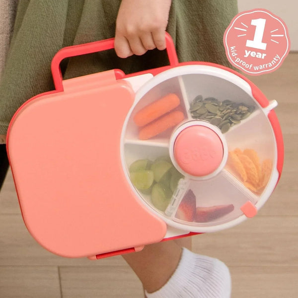 Kids Bento Box Rotating Lunch Boxes Children Rotating Snack