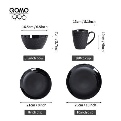 16 Piece Ceramic Dinner Tableware Set