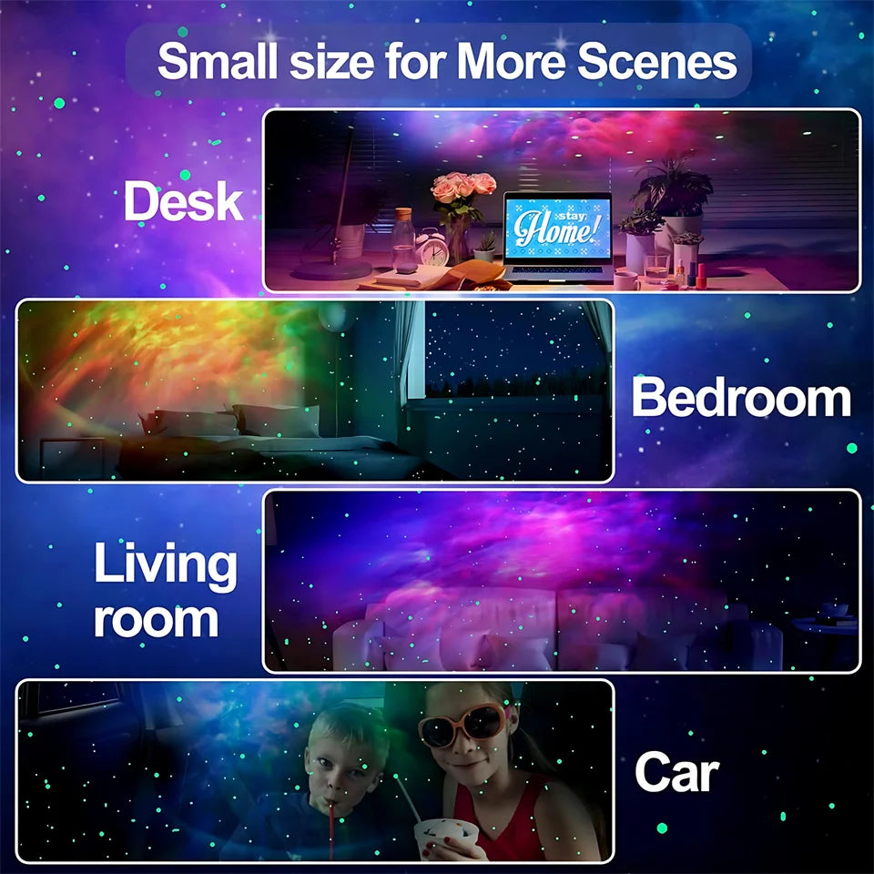 Galaxy Projector with Remote Control | Star Night Light for Kids