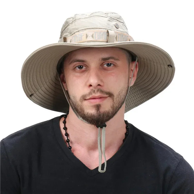 Men's Summer Bucket Hat - UV Protection Panama Safari Hat