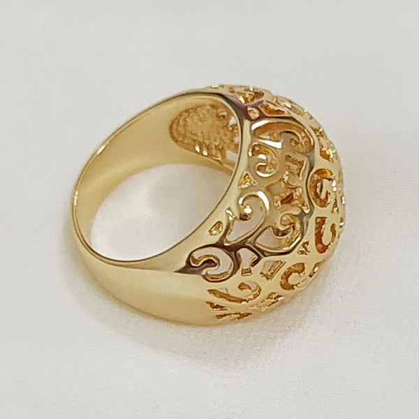 1 Men S Ring Size 9 Retro Skeletonized Fashionable Gold Silver Mens