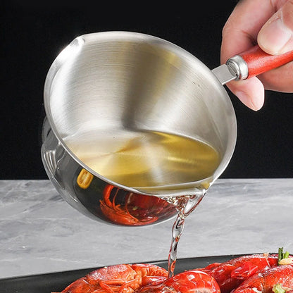 150-300ml Stainless Steel Butter Melting Pot | Hot Sauce Pan