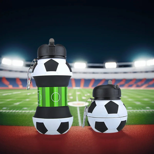 Kids Fold Outdoor Sports Water Cups Basketball Football Bottle