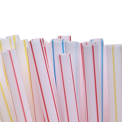 Colorful & Black Drinking Straws – Flexible Party Supplies