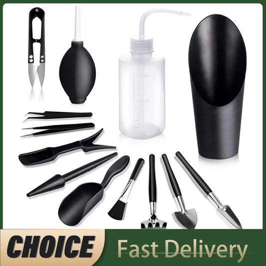 Succulent & Bonsai Mini Garden Planter Tool Set