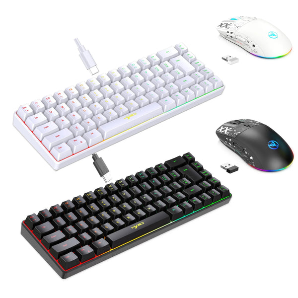 Keyboard And Mouse Combo Backlight Kit Gamer White Key Board Offers