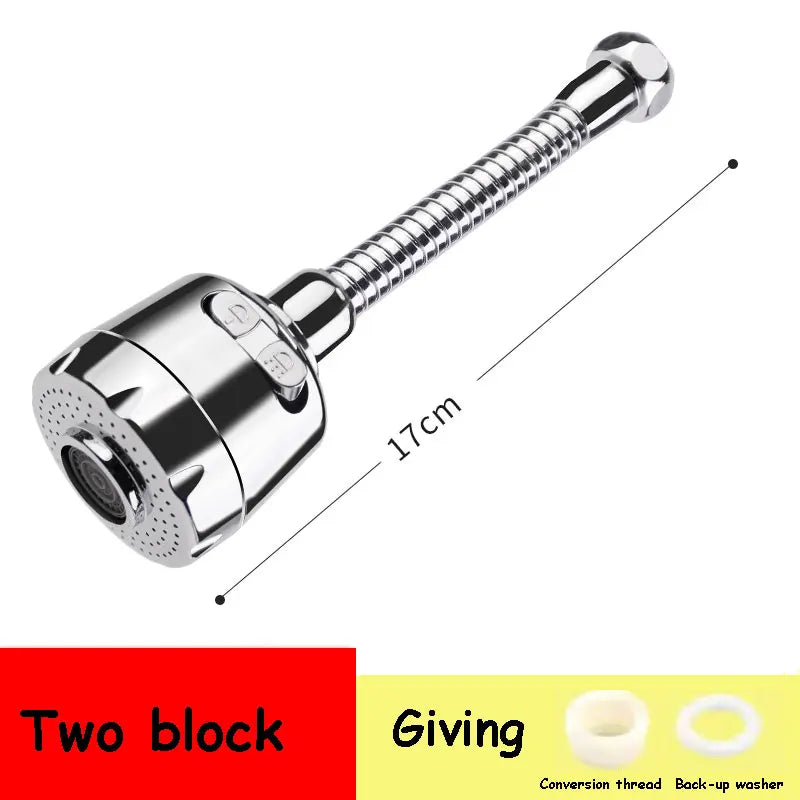 Dual Mode Kitchen Faucet Aerator 360 Degree Swivel Adjustable Sprayer Filter Diffuser Water Saving Nozzle Bath Faucet Connector