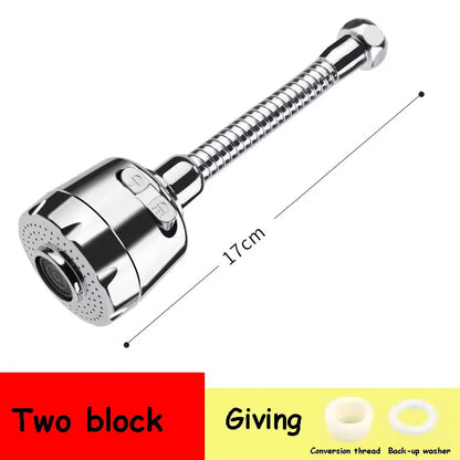Dual Mode Kitchen Faucet Aerator 360 Degree Swivel Adjustable Sprayer Filter Diffuser Water Saving Nozzle Bath Faucet Connector
