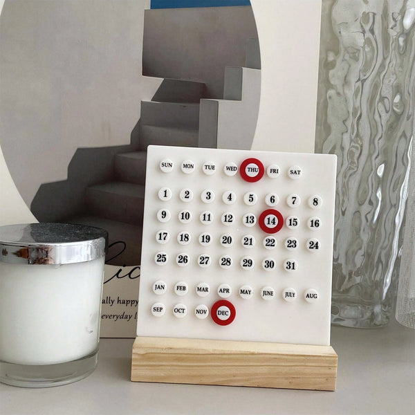 Calendar Mini DIY Desktop Calendar Office Desktop Decoration Holiday