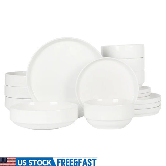 16 Piece Ceramic Dinner Tableware Set
