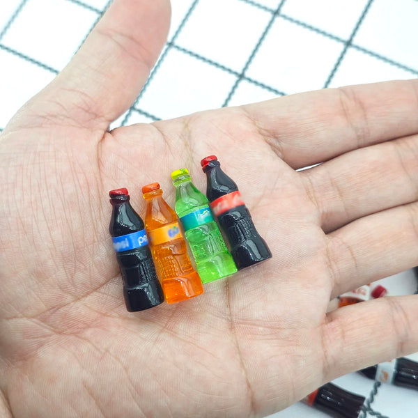 Dollhouse Miniature Sparkling Water Drink Bottles Pretend Play