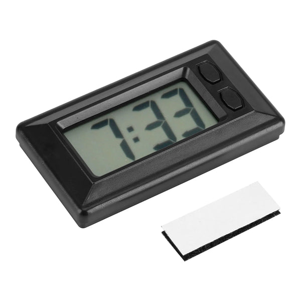Lcd Digital Clock Table Car Dashboard Desk Electronic Clock Date