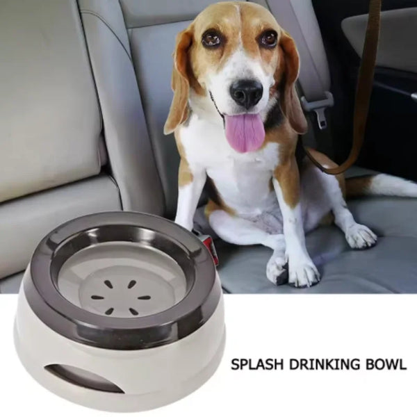 Portable Plastic Pet Dog Bowls No Spill Floating Design Non Slip Cat