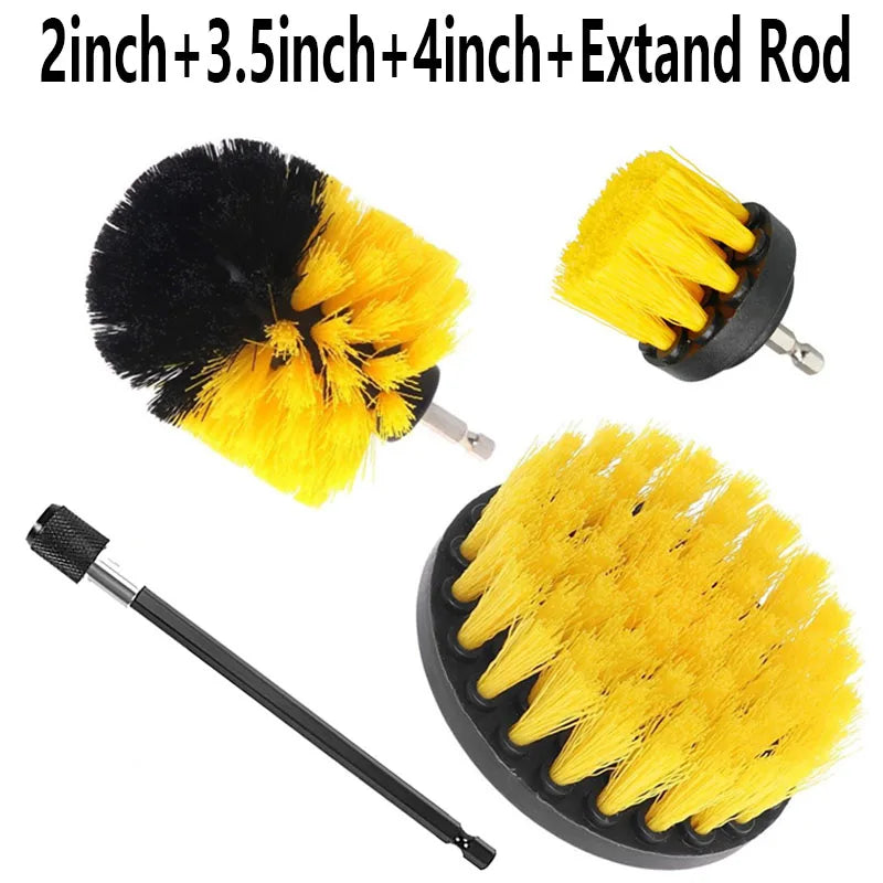 Drill Brush Attachment Set - Power Scrubber Cleaning Tool Kit