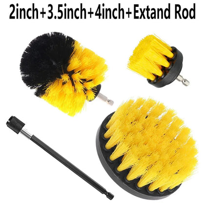 Drill Brush Attachment Set - Power Scrubber Cleaning Tool Kit