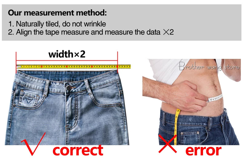 Men's Elastic Slim White Jeans - Korean Fashion Slim Fit Denim Trousers