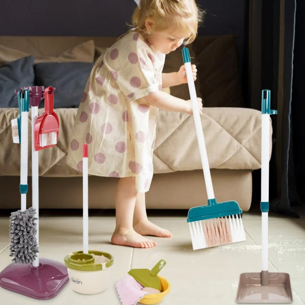 Kids Simulated Life Cleaning Toys Children S Pretend Play Cleaning