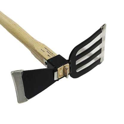 Dual-Purpose Hand Hoe and Rake