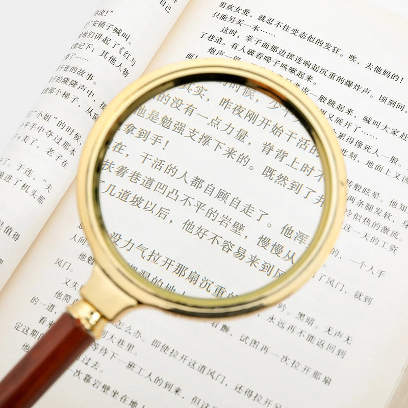 Handheld High-Definition Old Magnifying Glass Handheld Children's Magnifying Glass Reading for The Elderly for People