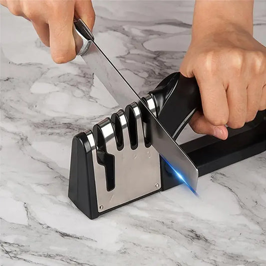 Multifunctional 4-Stage Knife Sharpener