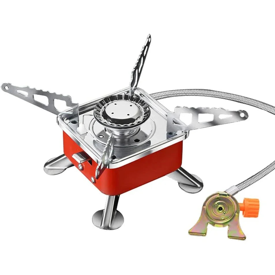 Portable Mini Square Stove – Ultra-Light Camping Cookware