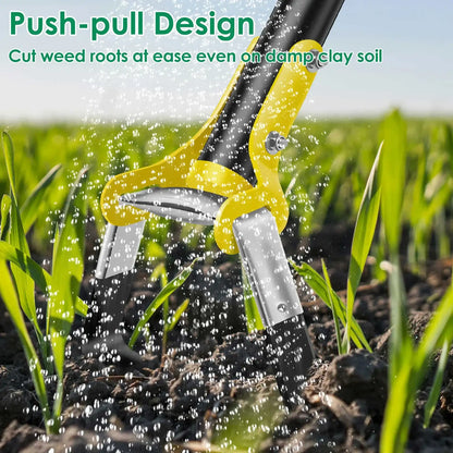 Ergonomic Long-Handle Weeding Hoe