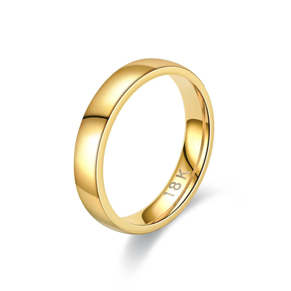 Gold Plated Ring Colour Fashion Women S Simple Couple S Wedding Ring
