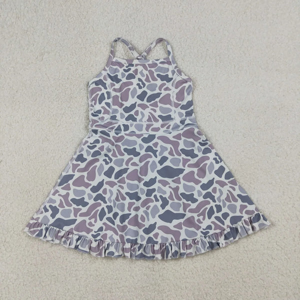 Infant Kids Wear Sleeveless Skirt Shorts Toddler Skort Yoga Ruffle