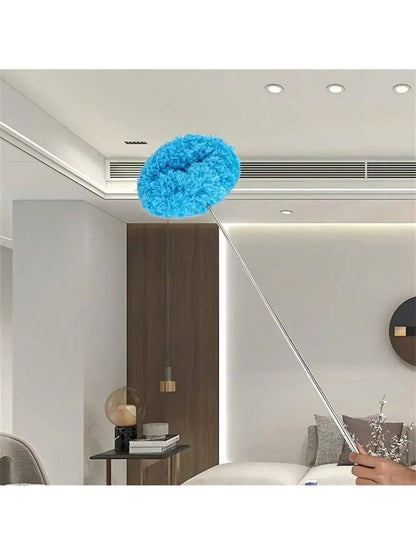 Microfiber Ceiling Fan Duster - Extendable Long Handle Cleaning Brush