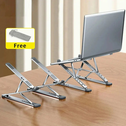 N8 Adjustable Laptop Stand - Foldable Cooling Pad for MacBook