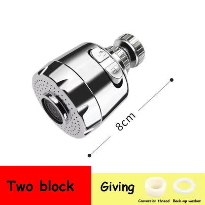 Dual Mode Kitchen Faucet Aerator 360 Degree Swivel Adjustable Sprayer Filter Diffuser Water Saving Nozzle Bath Faucet Connector