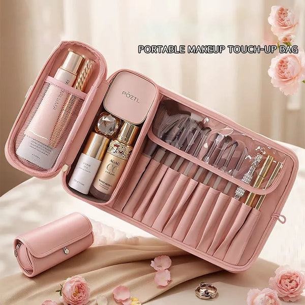 Women Makeup Brush Toiletries Organizer Waterproof Travel Make Up