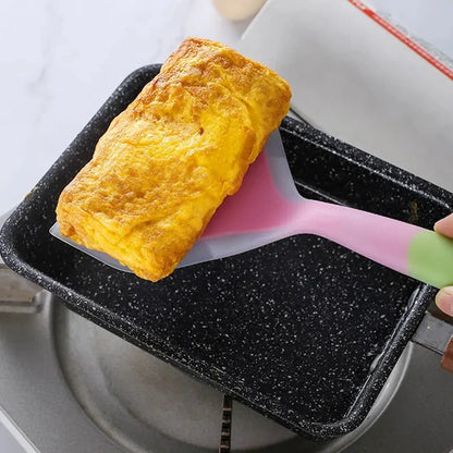 Dual-Color Silicone Spatula | Non-Stick & Heat-Resistant Kitchen Tool