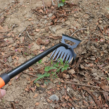 Multifunction Dual-Headed Gardening Hoe & Rake