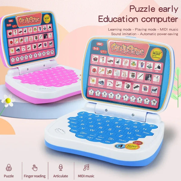 English Learning Small Laptop Toy For Children Kids Boys And Girls