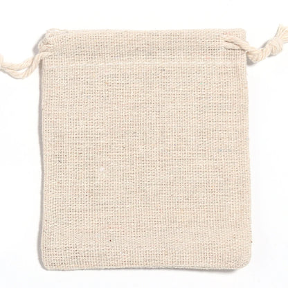 Jute Gift Pouches - Small Drawstring Sachet Bags for Jewelry & Gifts